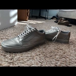 Silver Metallic Vans